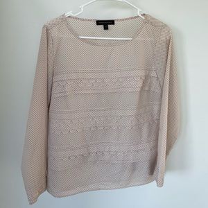 Banana Republic Polka Dot Silky Blouse